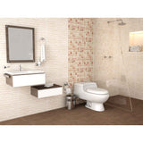 White PRESTIGO One Piece Pressure Assist Toilet