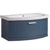 TEMPO 900 Oxford Blue Wall Hung Vanity with Top