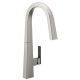 NIO Spot Resist Stainless One-Handle High Arc Pulldown Kitchen Faucet