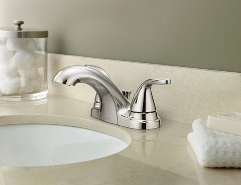 ADLER Chrome Two-Handle Bathroom Faucet